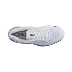 Wilson Tennisschuhe Rush Pro 4.0 Allcourt 2023 Weiss/hellblau/lila Damen -Wilson Huston Geschaft Wilson WRS330690 Rush Pro 4 W White Schuhe206 1200x1200 1