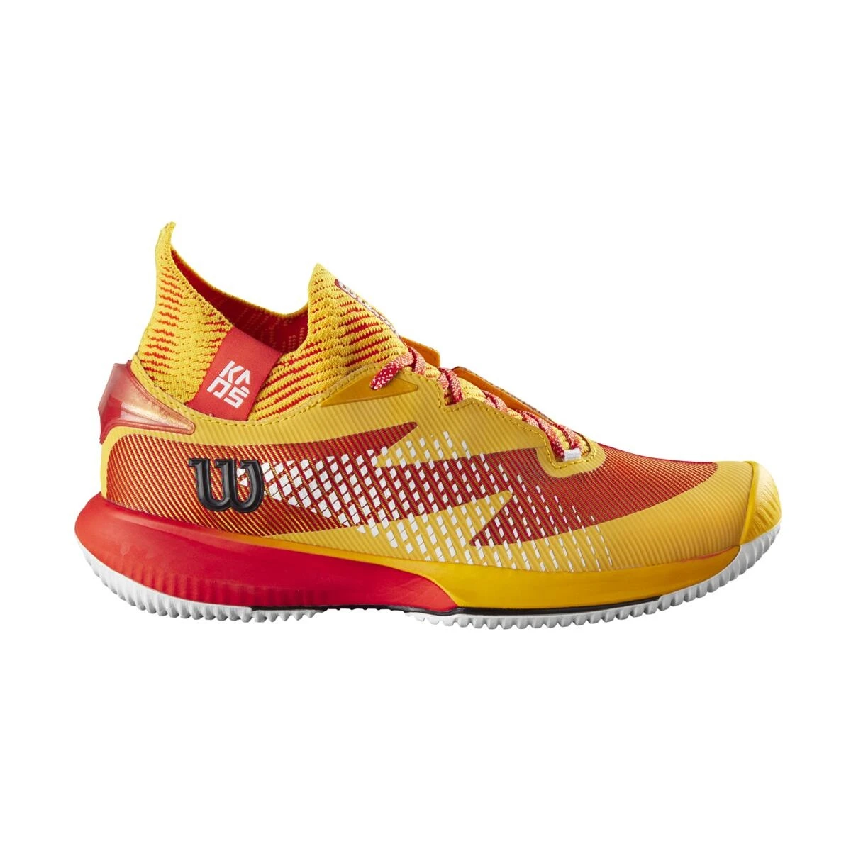 Wilson Tennisschuhe Kaos Rapide SFT Allcourt 2023 Gelb/rot Herren 5 Wilson Tennisschuhe Kaos Rapide SFT Allcourt 2023 Gelb/rot Herren – Bild 3