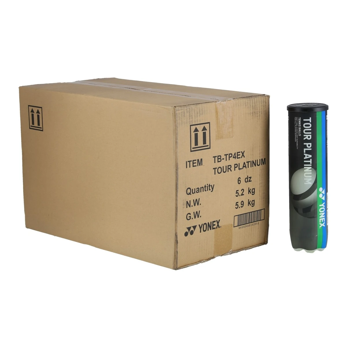 Yonex Tennisbälle Tour Platinum Dose 18x4er Karton 3 Yonex Tennisbälle Tour Platinum Dose 18x4er Karton