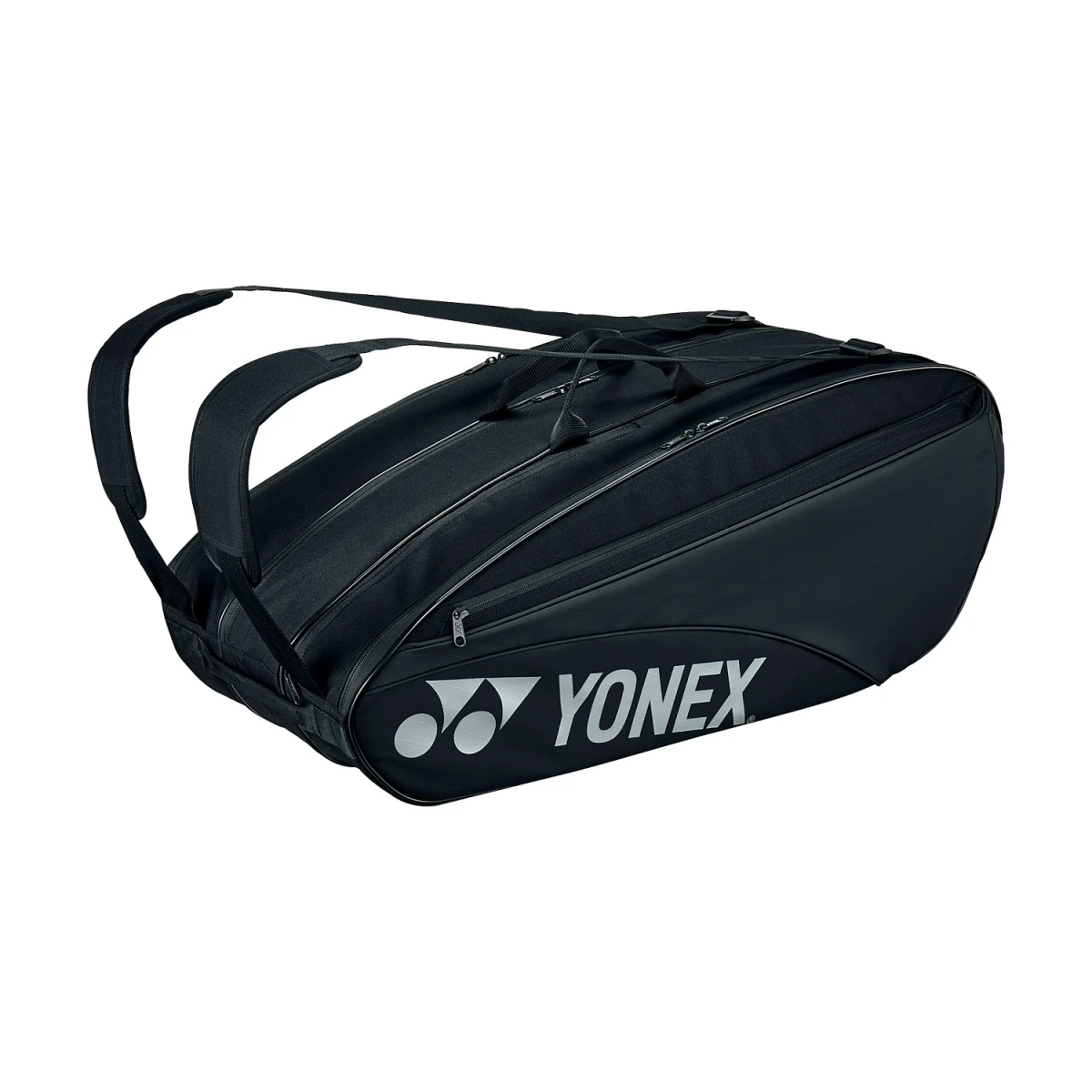 Yonex Racketbag Team Raquet 2023 (Schlägertasche, 3 Hauptfächer, Schuhfach) Schwarz 9er 3 Yonex Racketbag Team Raquet 2023 (Schlägertasche, 3 Hauptfächer, Schuhfach) Schwarz 9er