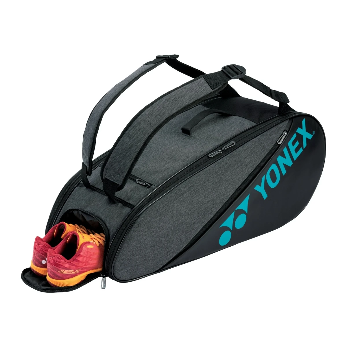 Yonex Racketbag Active Raquet 2023 (Schlägertasche, 2 Hauptfächer, Schuhfach) Blau 6er 4 Yonex Racketbag Active Raquet 2023 (Schlägertasche, 2 Hauptfächer, Schuhfach) Blau 6er – Bild 2