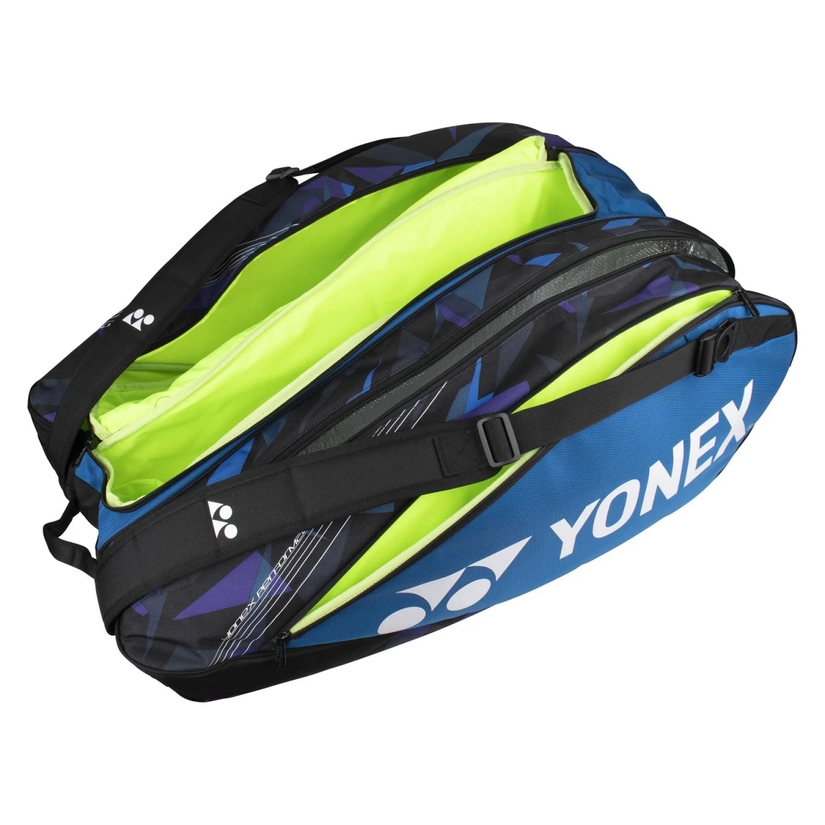Yonex Racketbag Pro Racquet 2023 (Schlägertasche, 3 Hauptfächer, Thermofach) Schwarz/grün 12er 4 Yonex Racketbag Pro Racquet 2023 (Schlägertasche, 3 Hauptfächer, Thermofach) Schwarz/grün 12er – Bild 2
