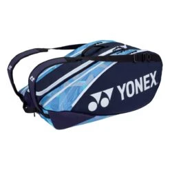 Yonex Racketbag Pro Racquet (Schlägertasche, 3 Hauptfächer, Therrmofach) Navyblau/hellblau 9er
