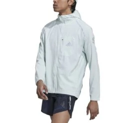 ADIDAS PERFORMANCE Aktion Noch Gültig Klicken Sie Auf Das Icon, Um Eine Erklärung Zu Erhalten. Adidas Lauf-Trainingsjacke Marathon (360° Reflektierendes Design, Schmal) Linengrün Herren