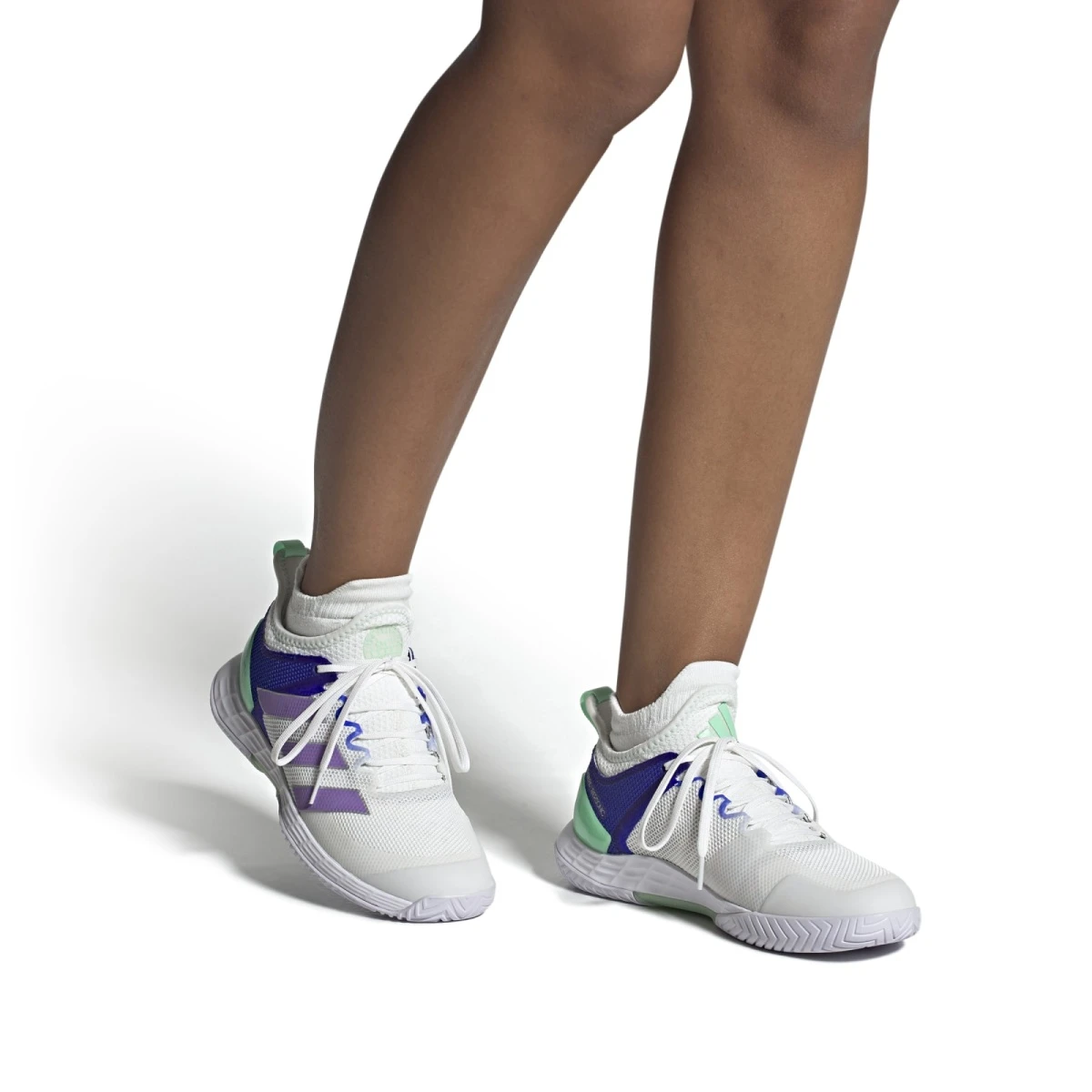 ADIDAS PERFORMANCE Adidas Tennisschuhe Adizero Ubersonic 4 Allcourt/Leichtigkeit 2023 Weiss/violett Damen 4 ADIDAS PERFORMANCE Adidas Tennisschuhe Adizero Ubersonic 4 Allcourt/Leichtigkeit 2023 Weiss/violett Damen – Bild 2