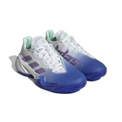 ADIDAS PERFORMANCE Adidas Tennisschuhe Barricade Clay/Sandplatz (Stabil) 2023 Weiss/blau/violett Damen