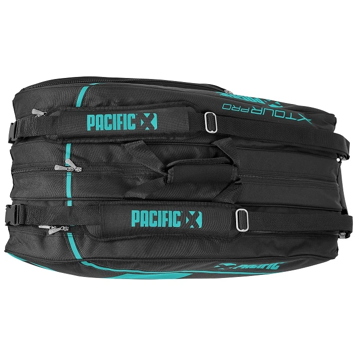 Pacific Racketbag (Schlägertasche) X Tour 2XL Schwarz/petrol 12er - 3 Hauptfächer (Thermofach) 5 Pacific Racketbag (Schlägertasche) X Tour 2XL Schwarz/petrol 12er - 3 Hauptfächer (Thermofach) – Bild 3